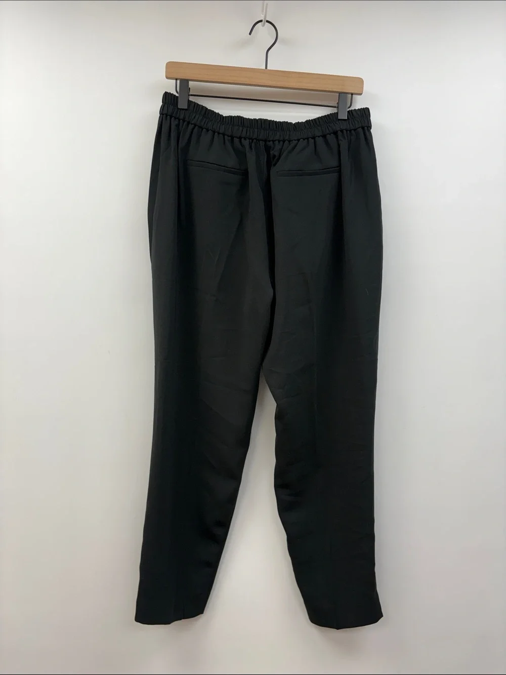 J. Crew Jamie Elastic Waist Pull-On Tapered Trouser Pant Minimalist Black 10 - Picture 6 of 10